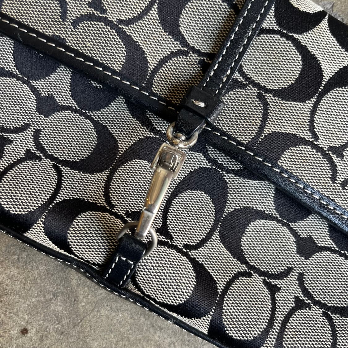 00s 코치 자카드 미니 백 상품이미지2