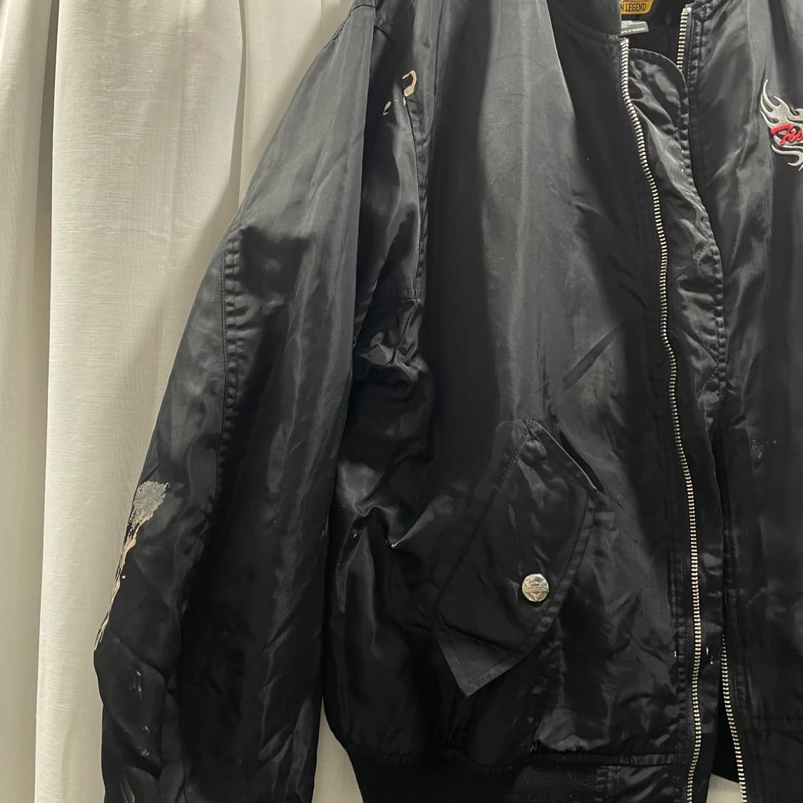 할리데이비슨/ V-Twin cam88 자수 봄버 자켓/ L 상품이미지7