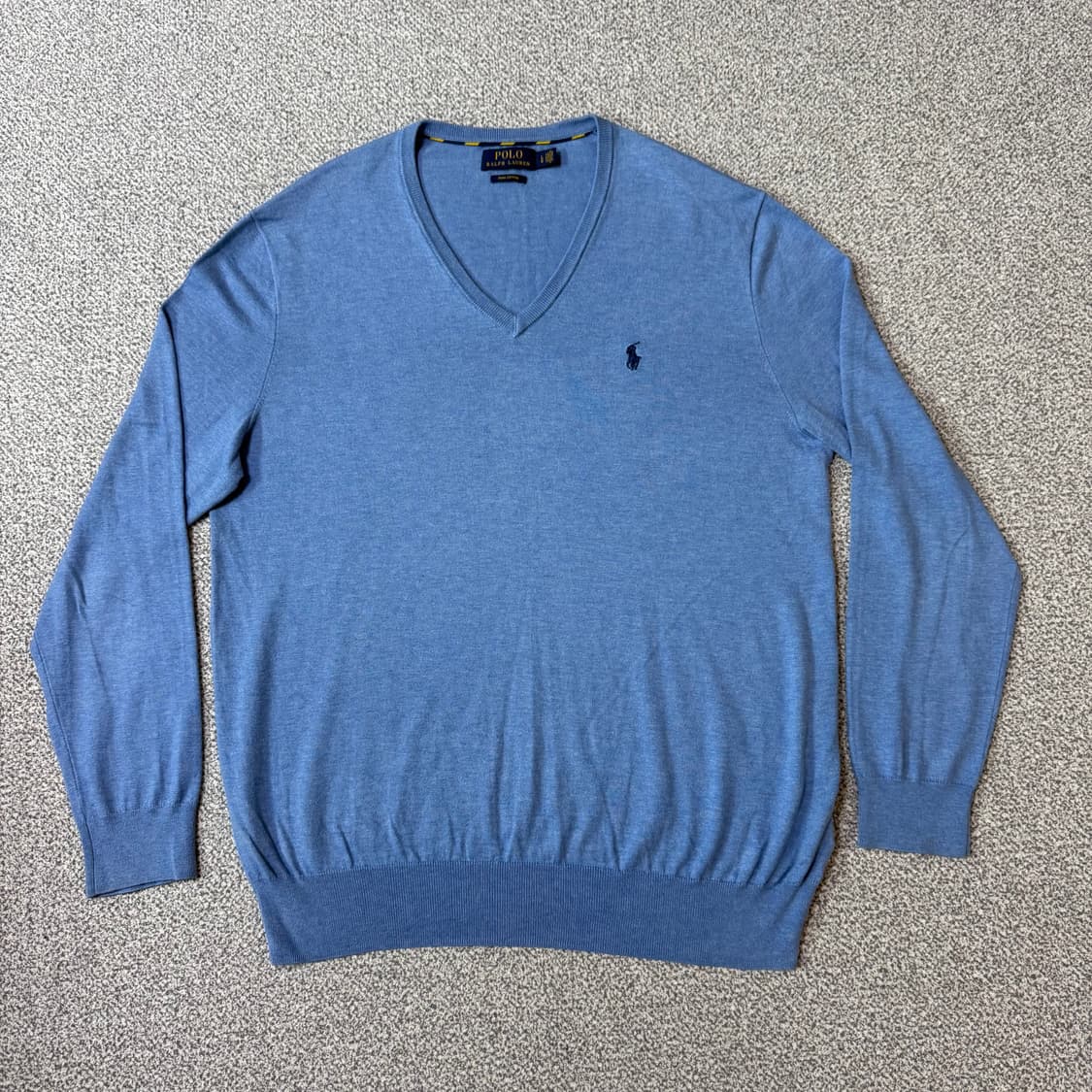 폴로 랄프로렌 브이넥 니트 남성용 L 상품이미지1