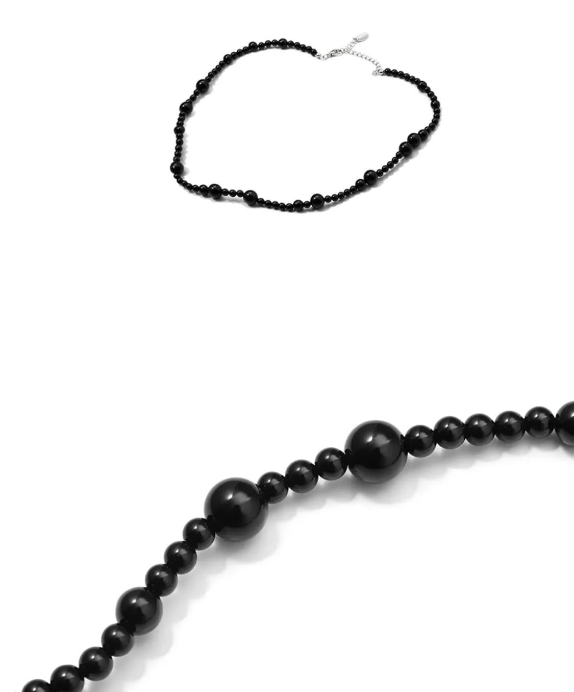 할렌 black onyx mix necklace (새상품) 상품이미지4