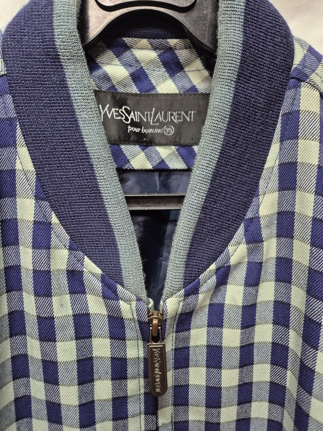 입생로랑 체크블루종 상품이미지3