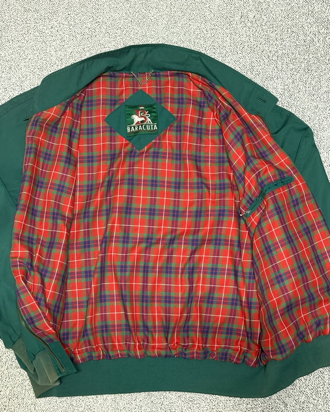 90s 빈티지 바라쿠타 G9 헤링턴 자켓 레이싱그린 상품이미지3