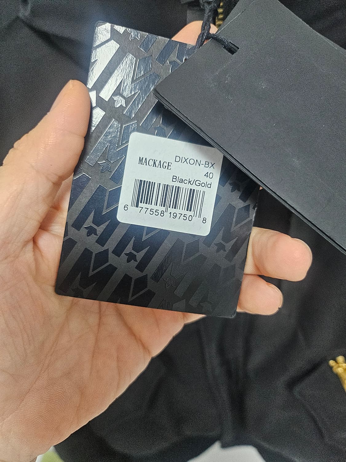 새상품급 맥케이지 딕슨 백화점판 블랙금장 40 상품이미지5