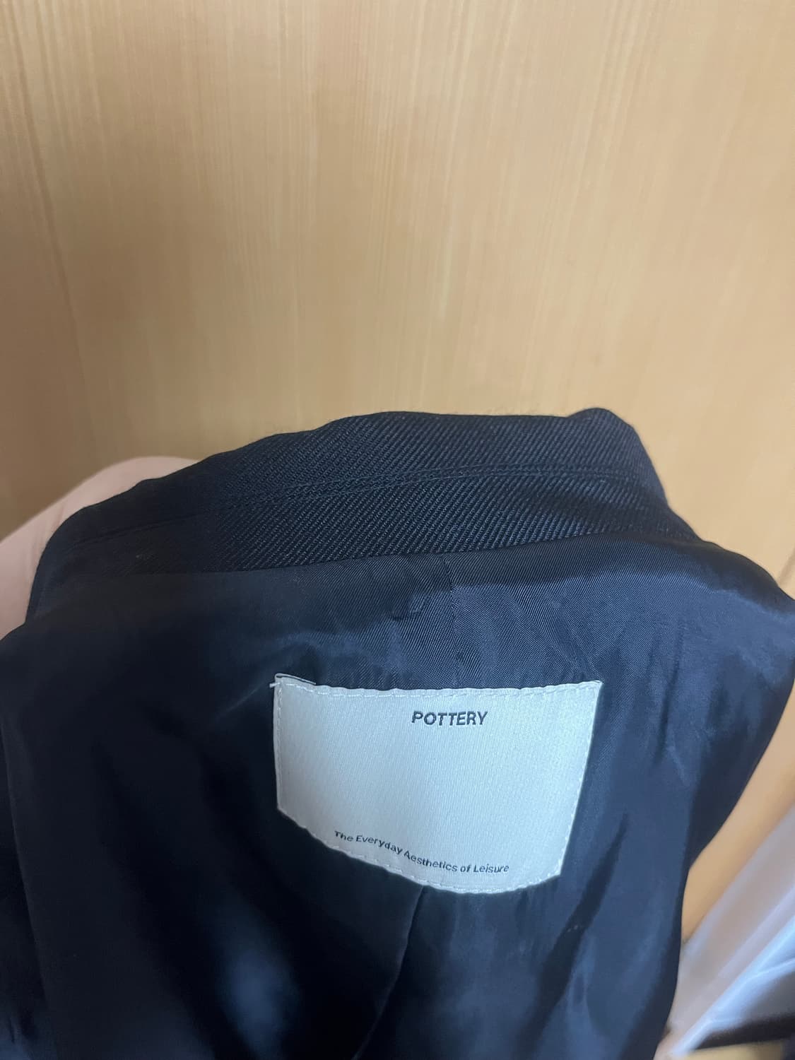 포터리 울 스포츠 셋업 블랙 판매합니다 상품이미지2