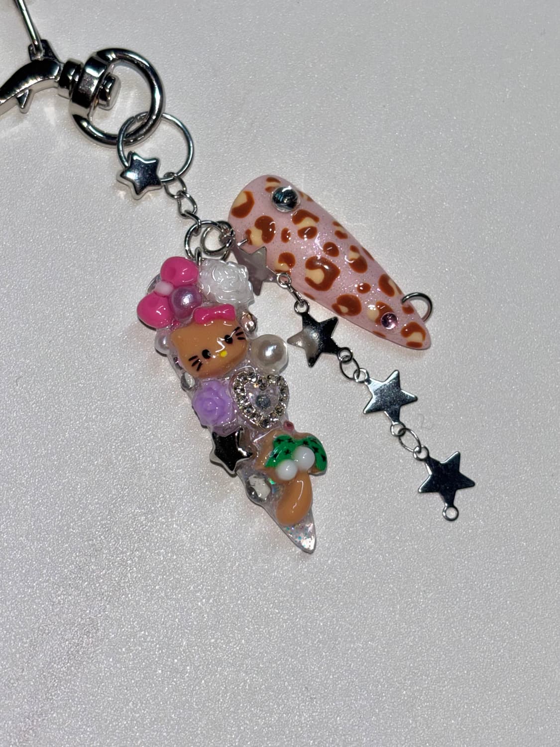 네일 팁 키링 nail tip keyring 상품이미지1