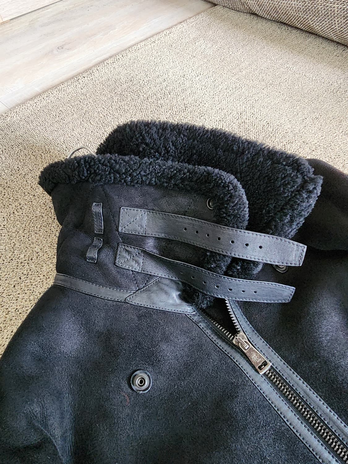 폴로랄프로렌 퍼플라벨 무스탕 시어링자켓 상품이미지7