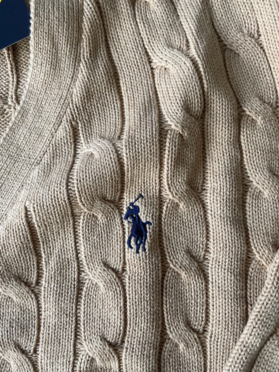 [새상품] 폴로 랄프로렌 코튼 케이블 니트 가디건 상품이미지2