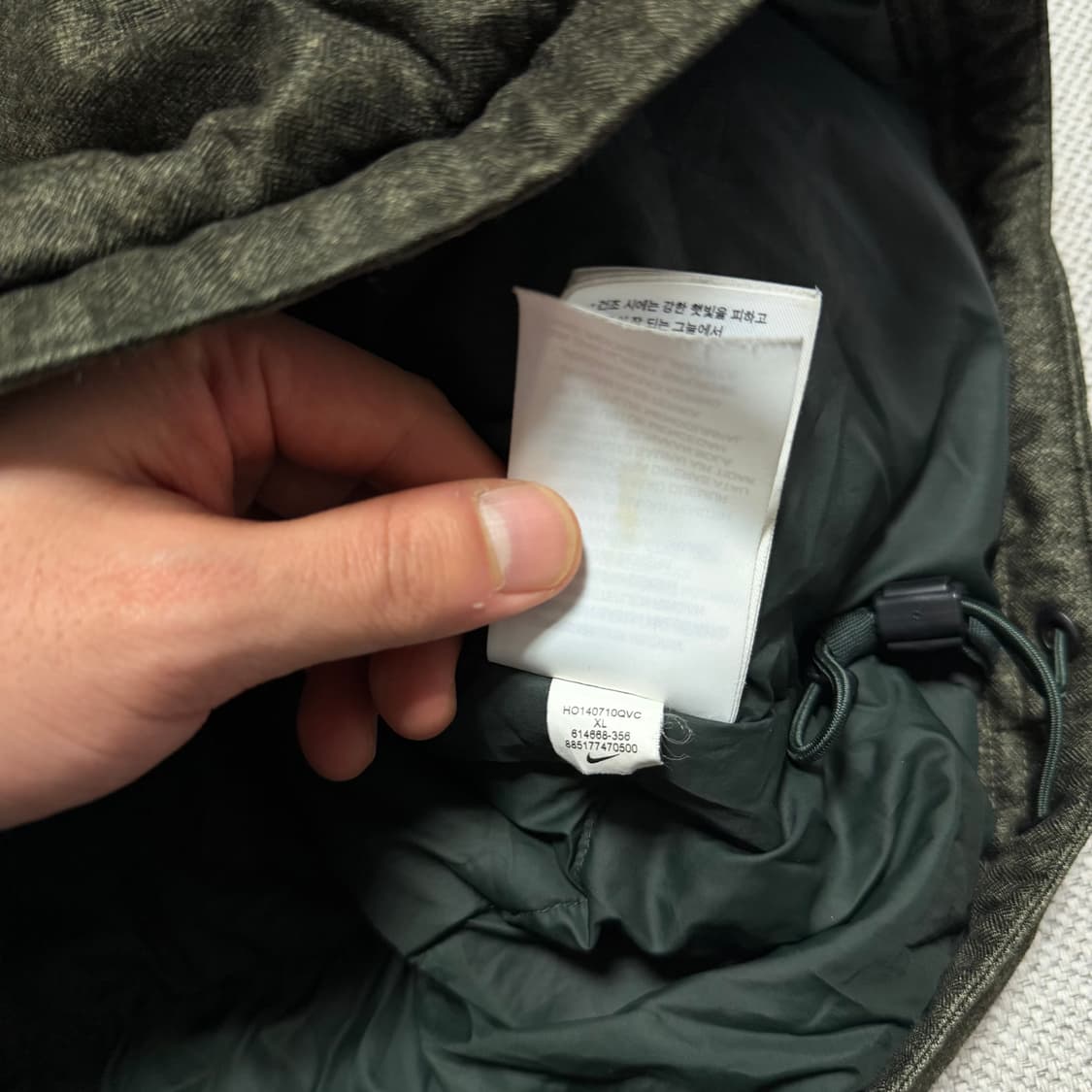 나이키 550 사이드로고 다운패딩 상품이미지6