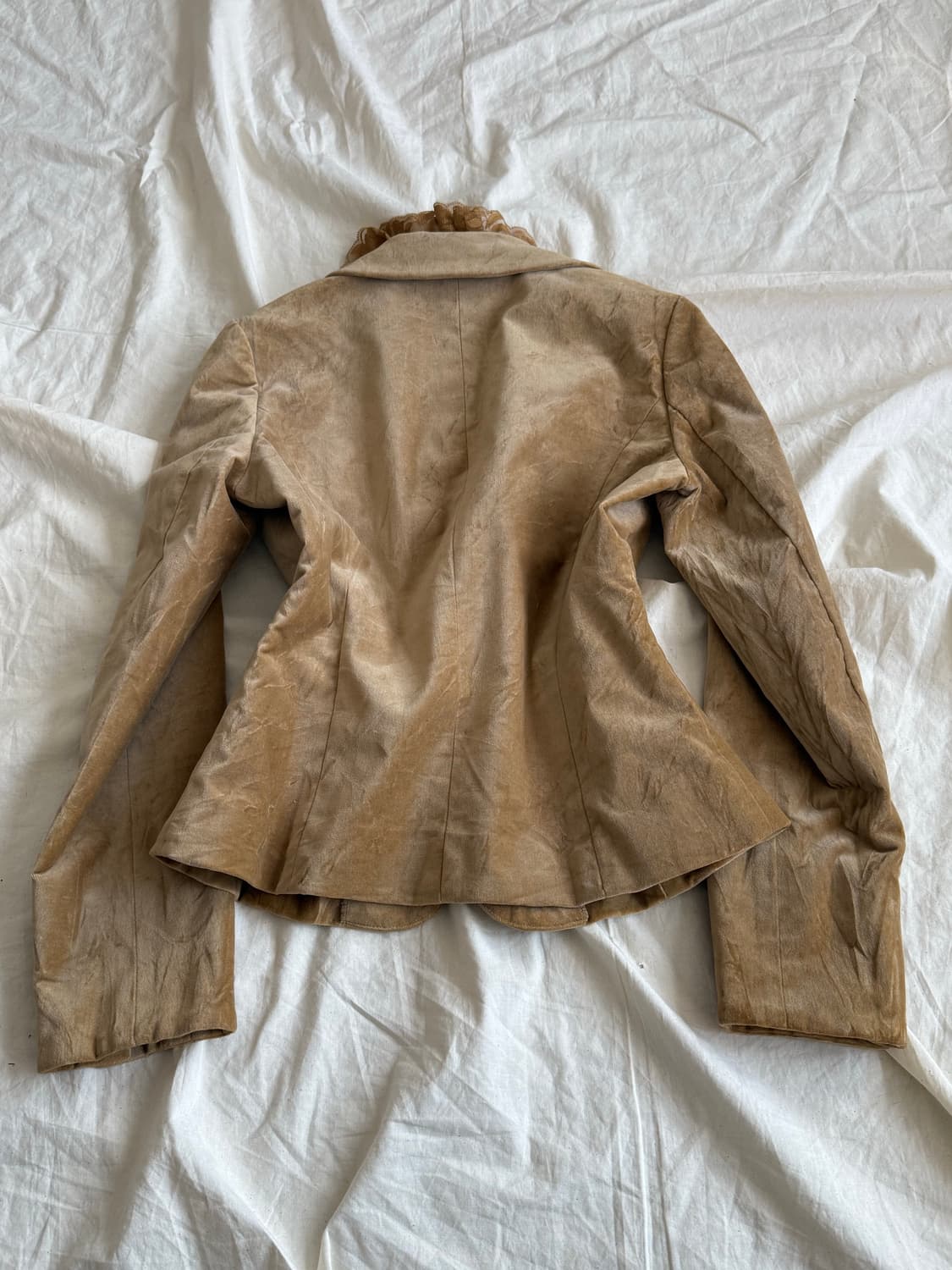 히메갸루 모카갸루 y2k 00’s 페어리 벨벳 자켓 상품이미지6