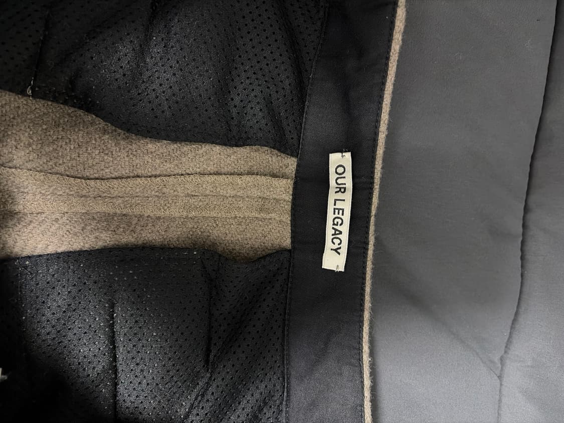 46사이즈) 아워레가시 버로우드 울 팬츠 상품이미지6