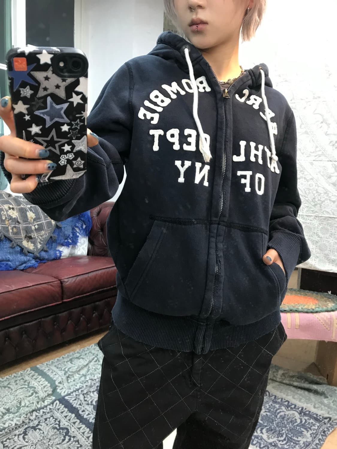 아베크롬비 머슬핏 기모 후드집업  상품이미지2