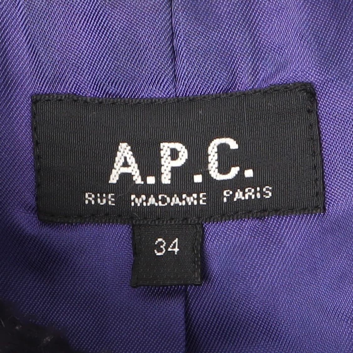 아페쎄 jp 체크 울 버튼 코트 자켓 상품이미지8