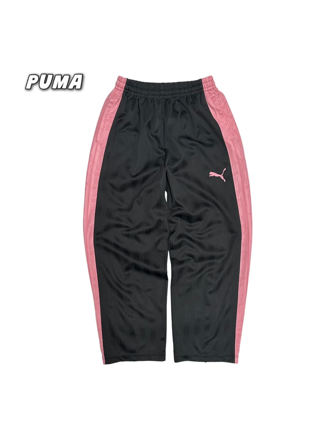 푸마 puma 그레이 핑크 트랙팬츠 (일본판) 트레이닝 바지 상품이미지1