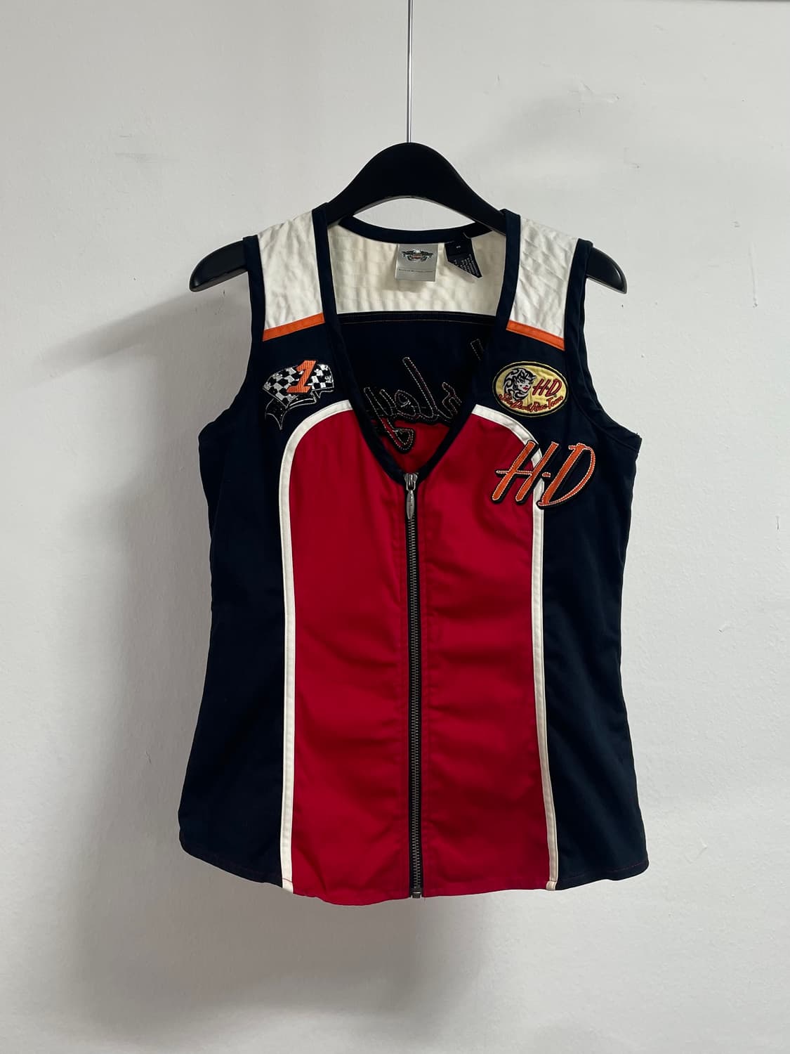 할리데이비슨 우먼스 레이싱 베스트 자켓 (on.141) 상품이미지1