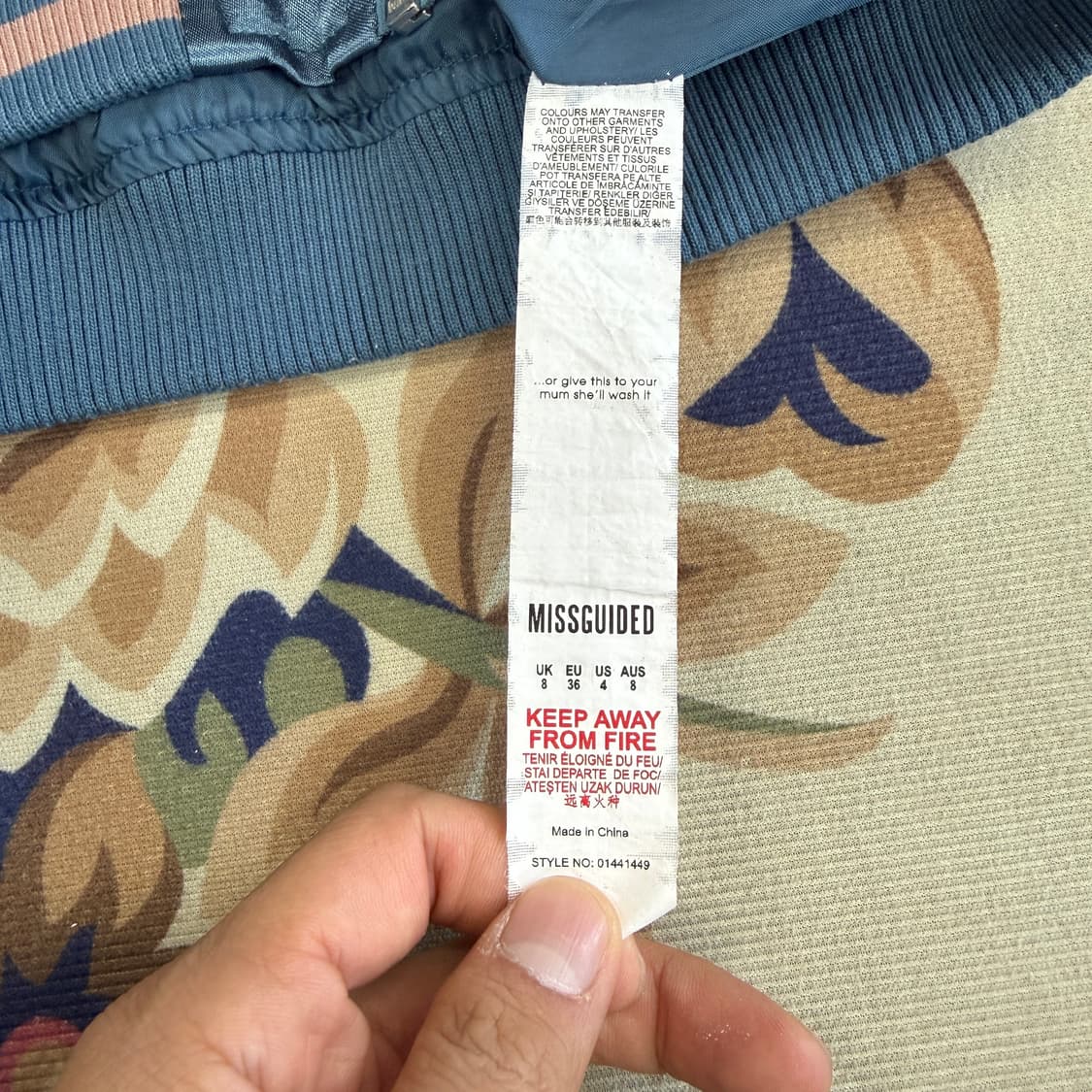 (우먼즈S)UK MISSGUIDED 용자수 스카잔 자켓 상품이미지3