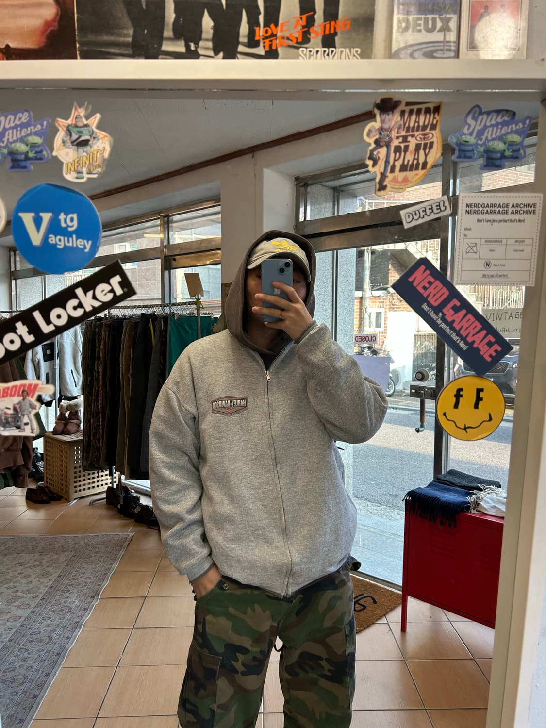 90’s 할리데이비슨 스웻집업자켓 상품이미지9