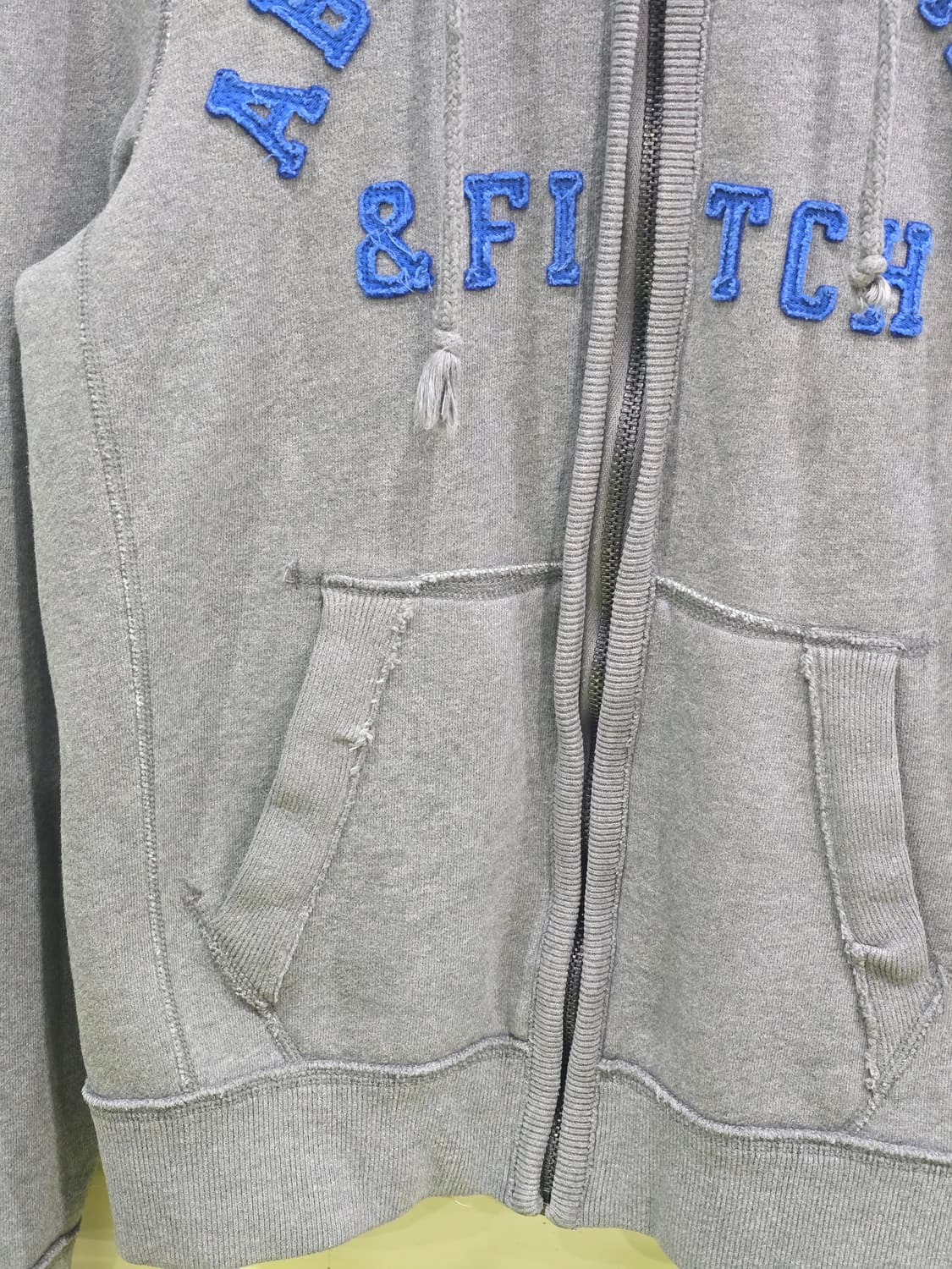 Y2K 아베크롬비 그레이 후드집업 상품이미지3