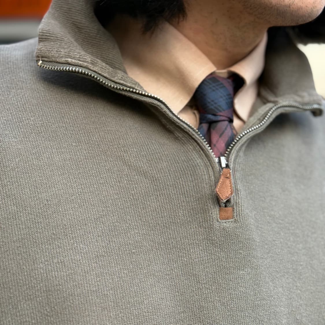 90's 폴로 랄프로렌 쿼터집업 풀오버 M 상품이미지8