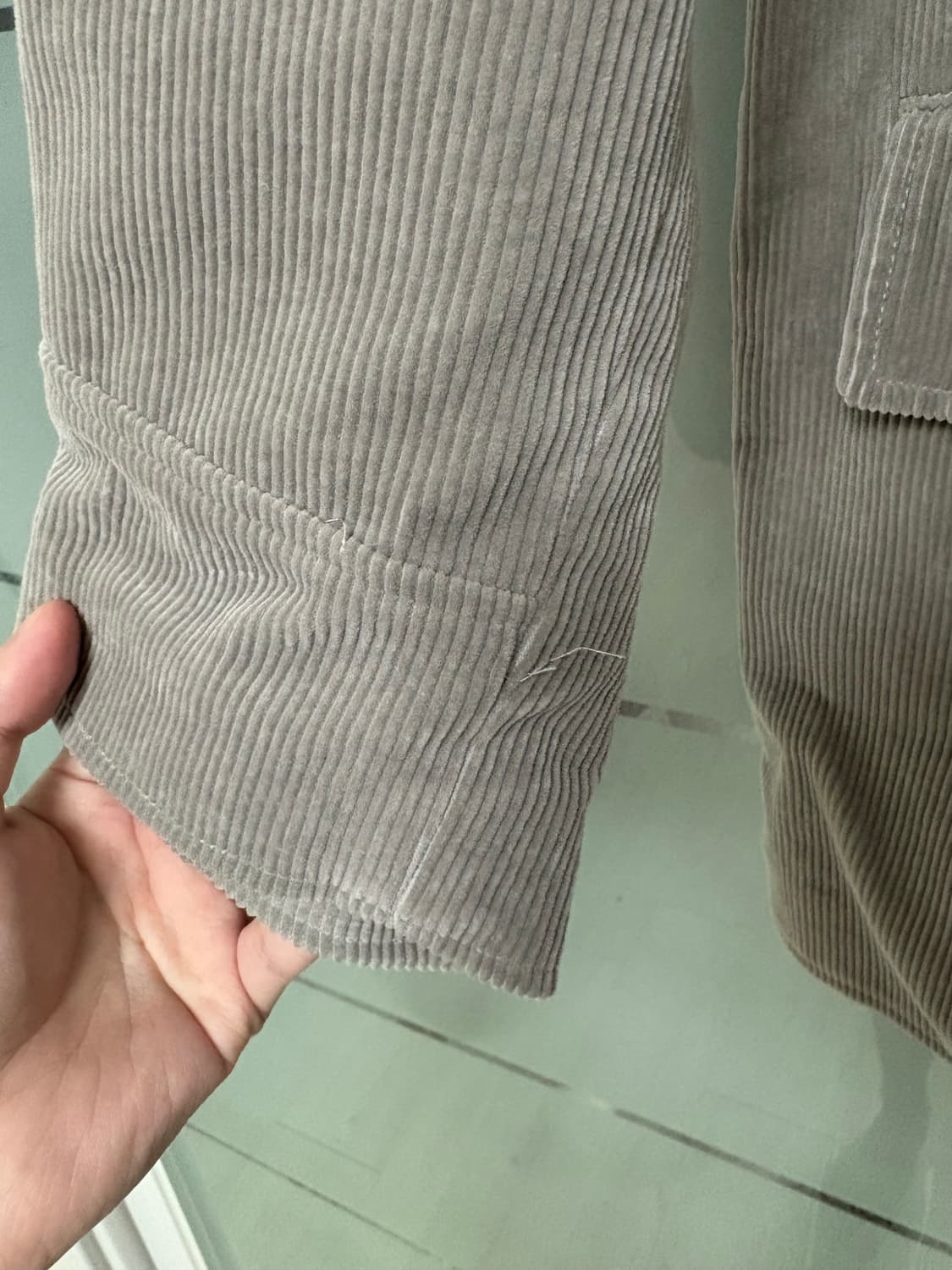 와코마리아 21fw 코듀로이 카코트 상품이미지5