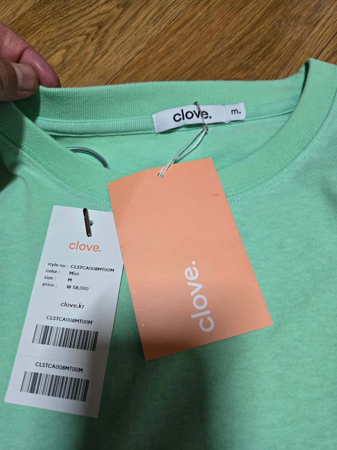 클로브(clove)새상품 반팔티 상품이미지5