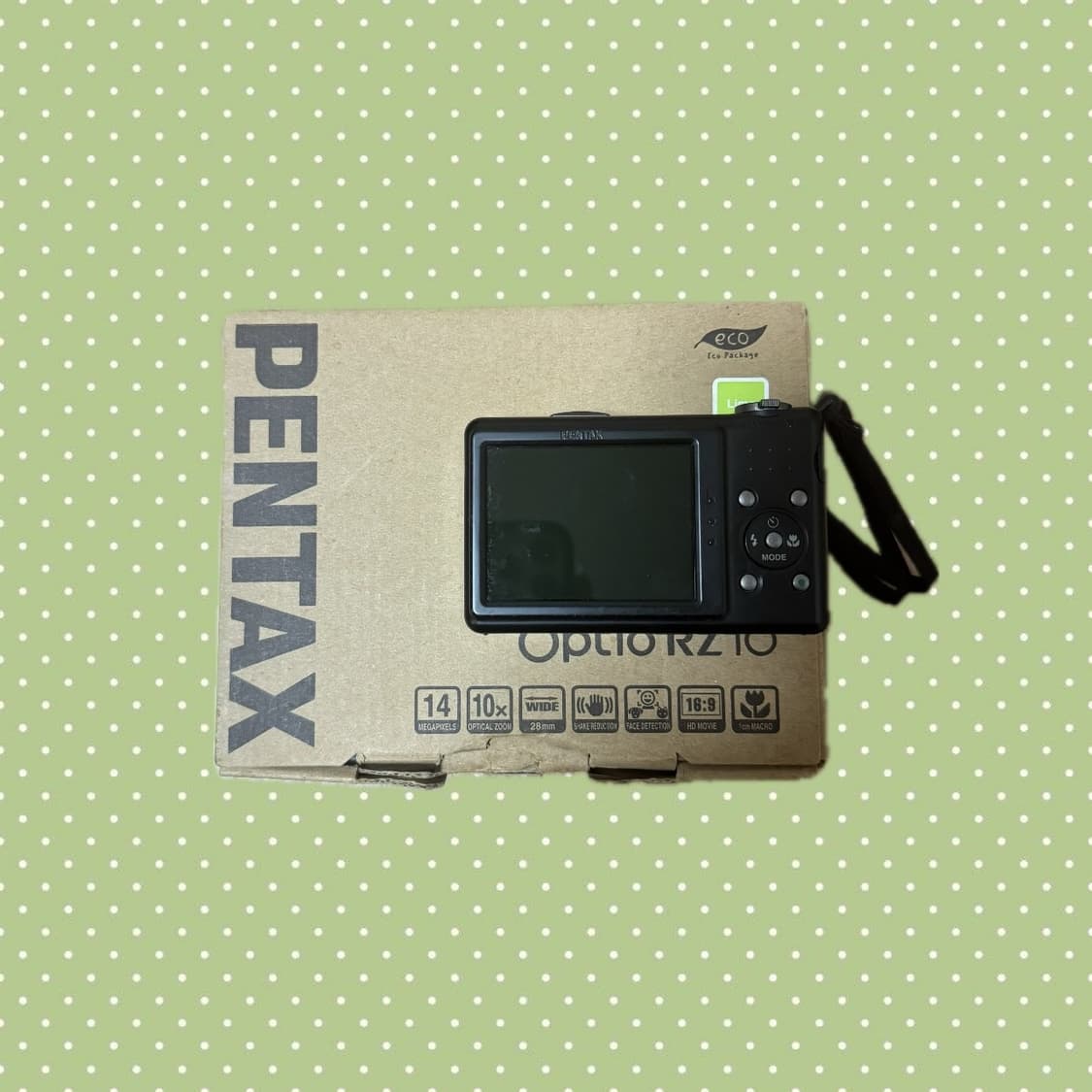 [풀박스] PENTAX Optio RZ10 라임 상품이미지2