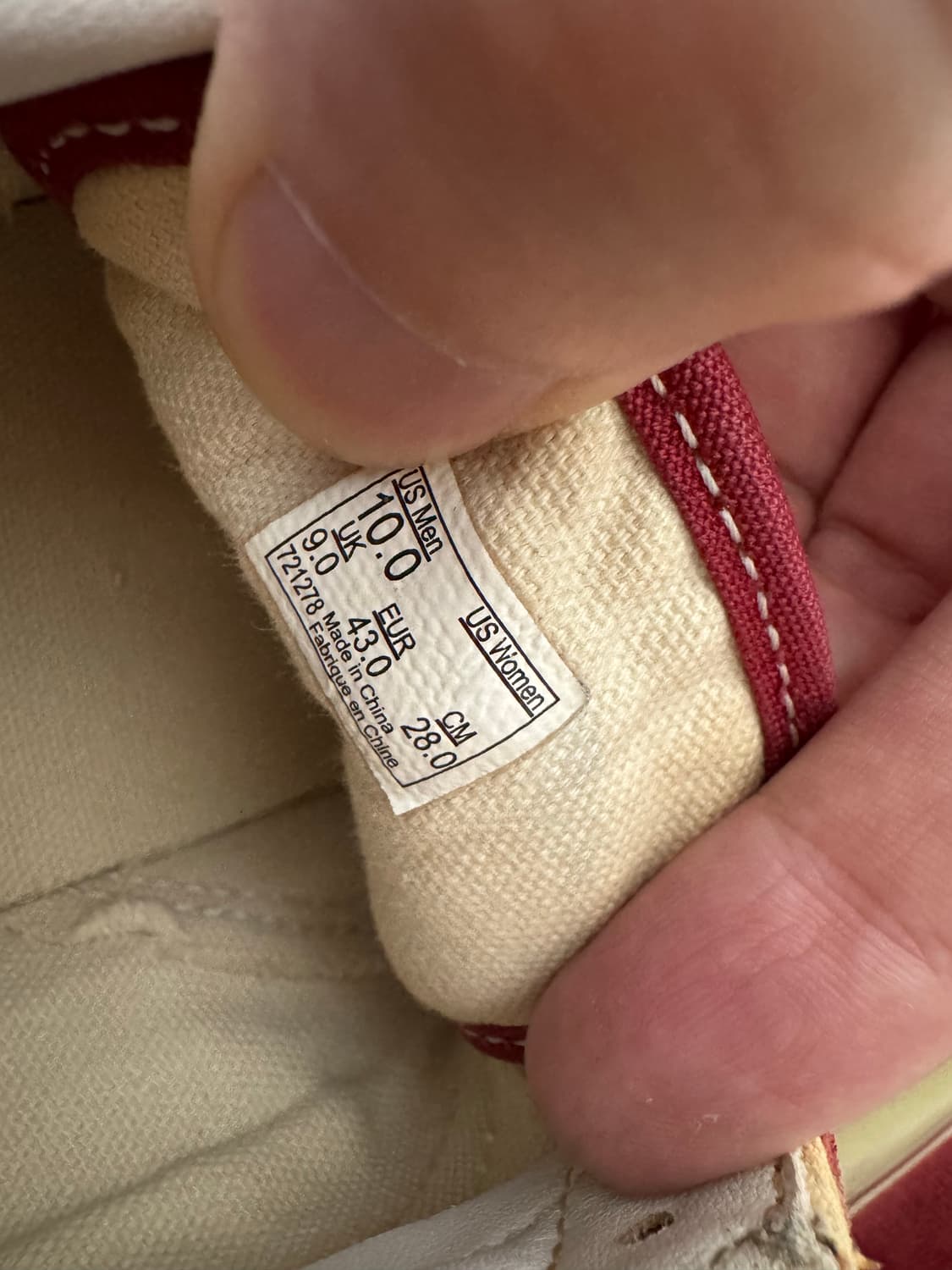 반스 올드스쿨 레드 280 상품이미지5