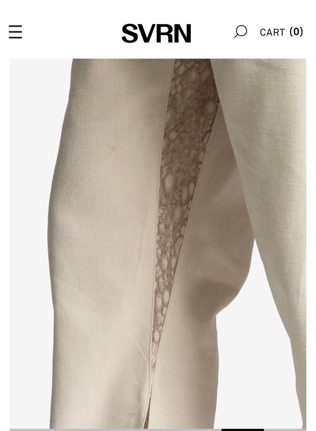 [2,3] xlim ep4 05 트라우저 아이보리 엑슬림 팬츠 상품이미지3