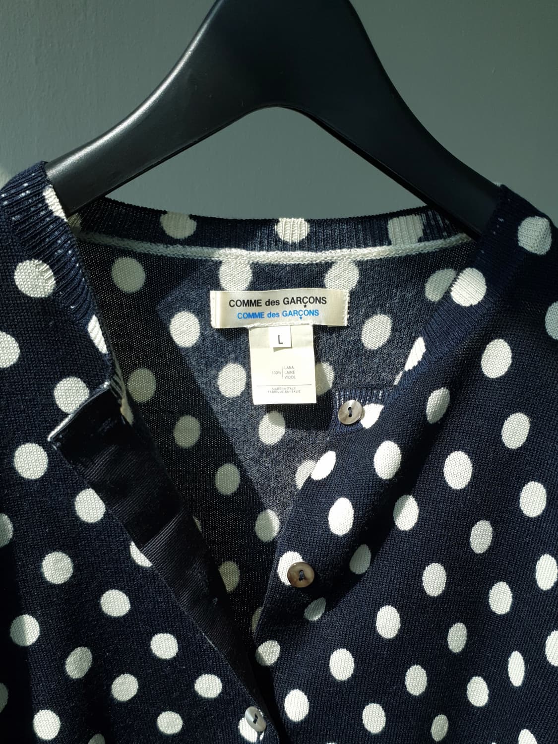 Comme Des Garcons polka dot cardigan 상품이미지4