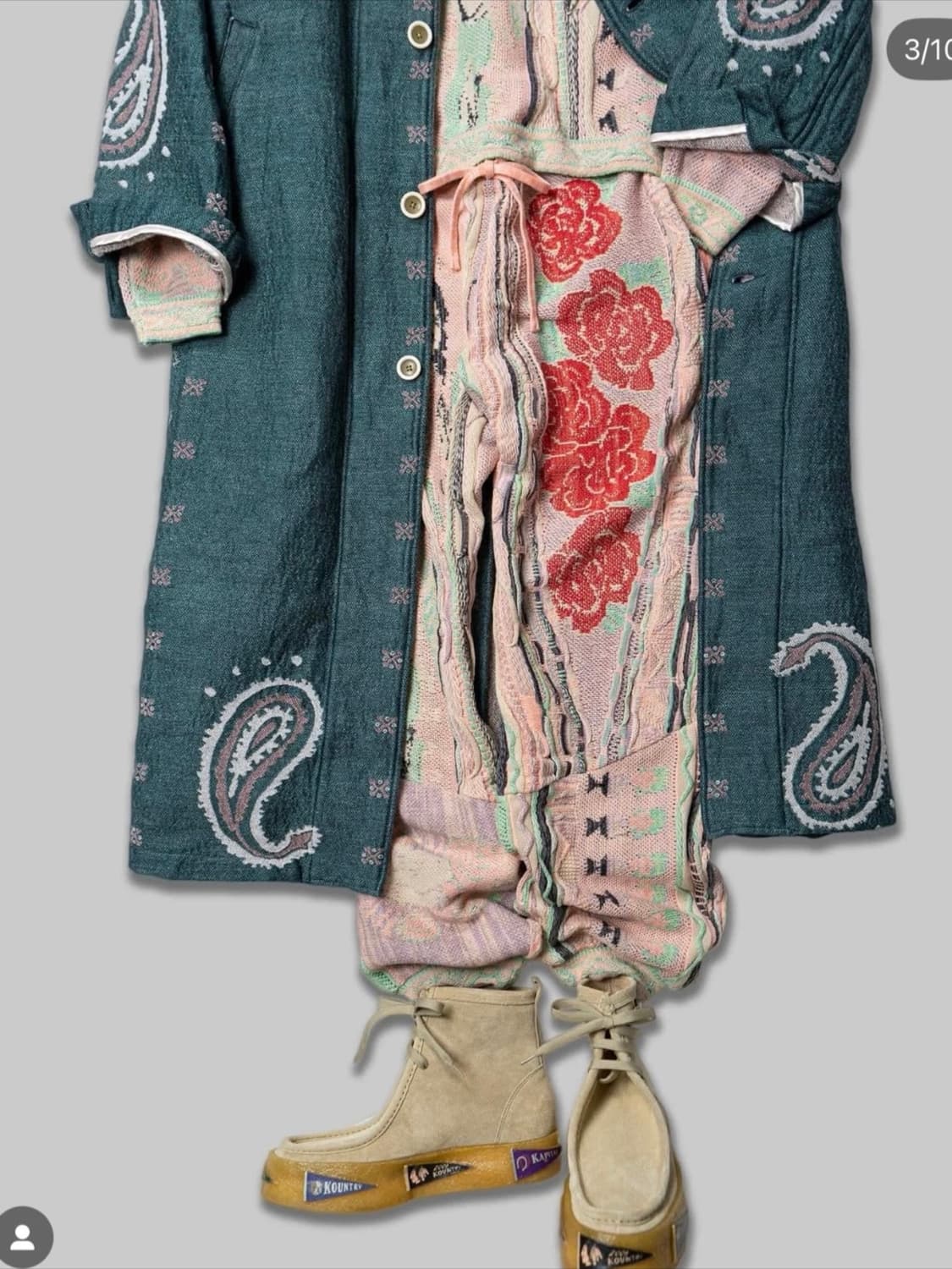 KAPITAL 캐피탈 페이즐리 코트 3사이즈 상품이미지7