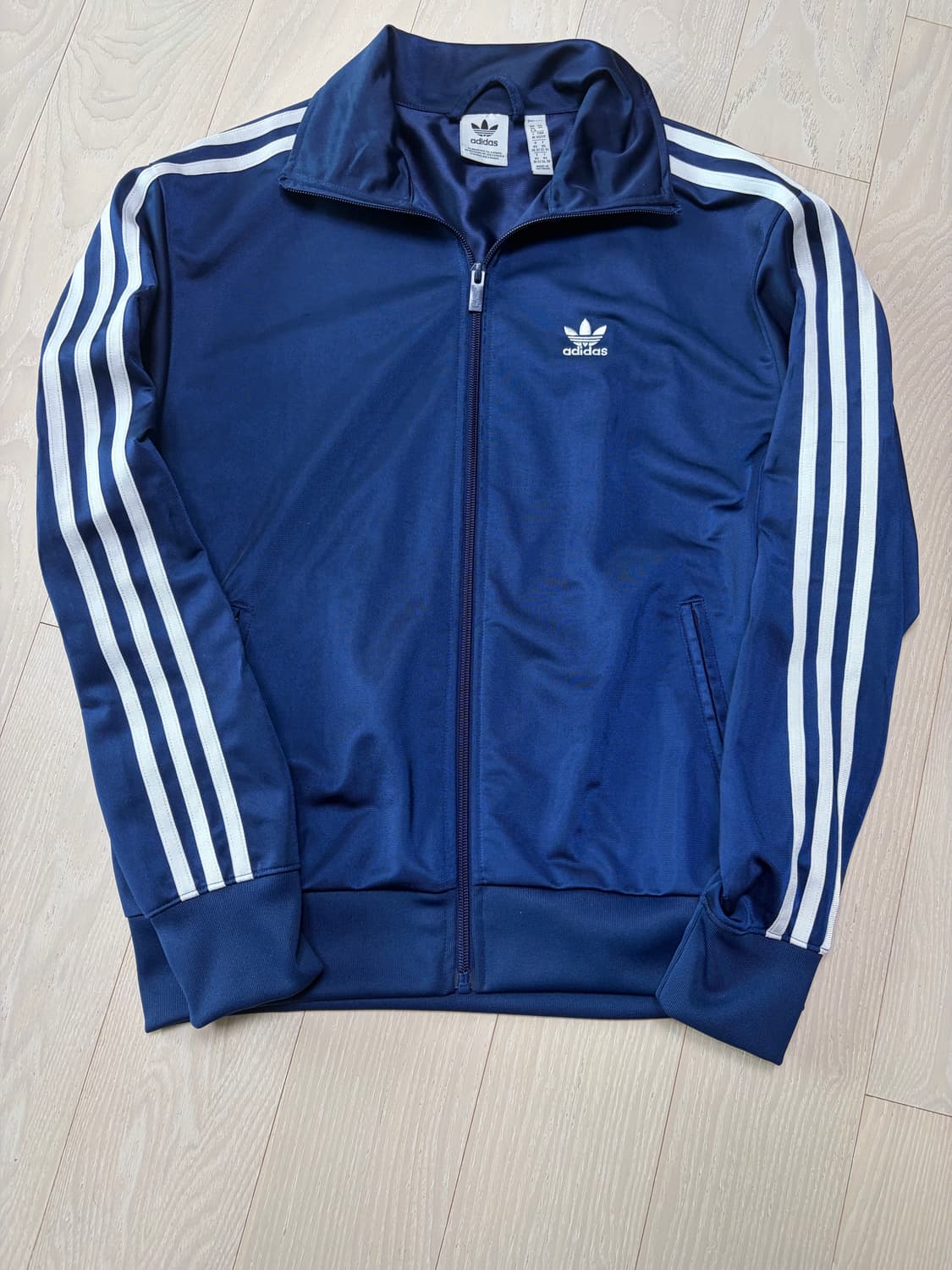 아디다스 파이어버드 신형 져지 트랙탑 집업 자켓 네이비 M18721  상품이미지1