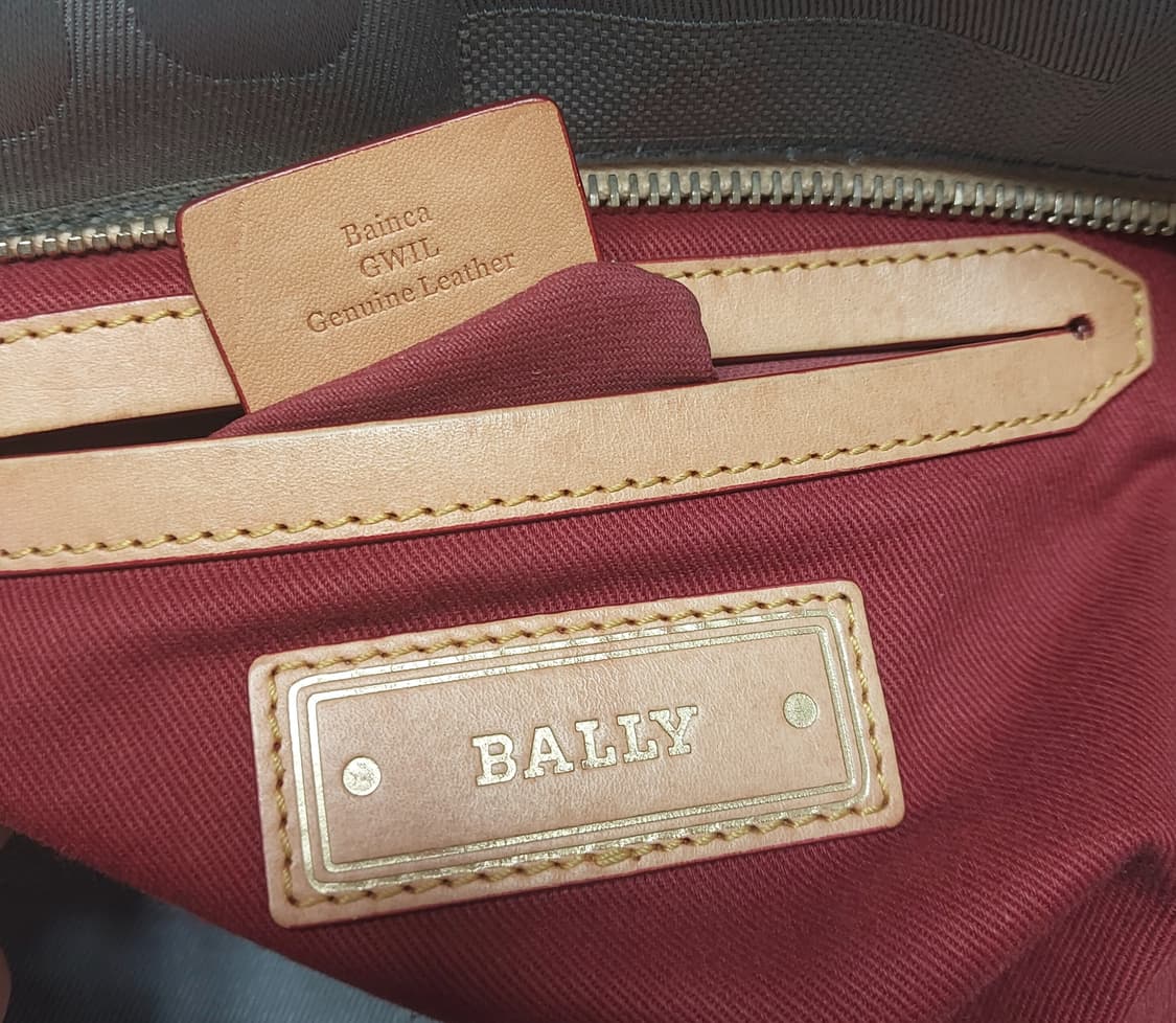 발리 B로고 패턴 숄더백 블루 (정품) 상품이미지10