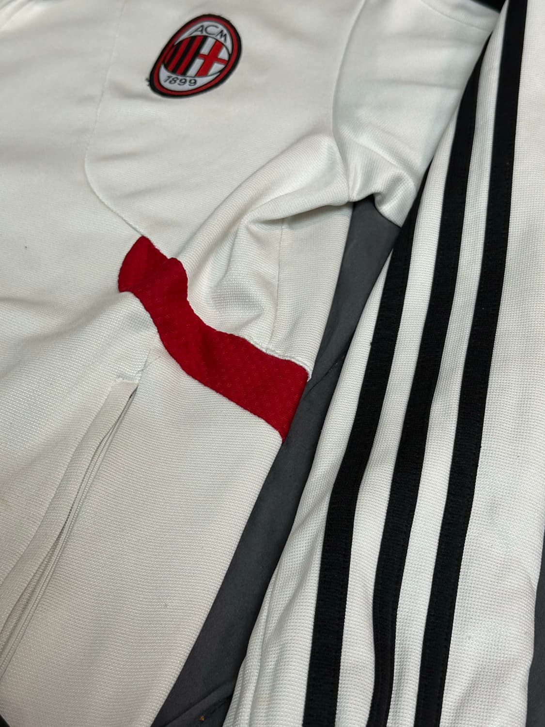아디다스 AC밀란 트랙탑  화이트져지 라지 상품이미지7