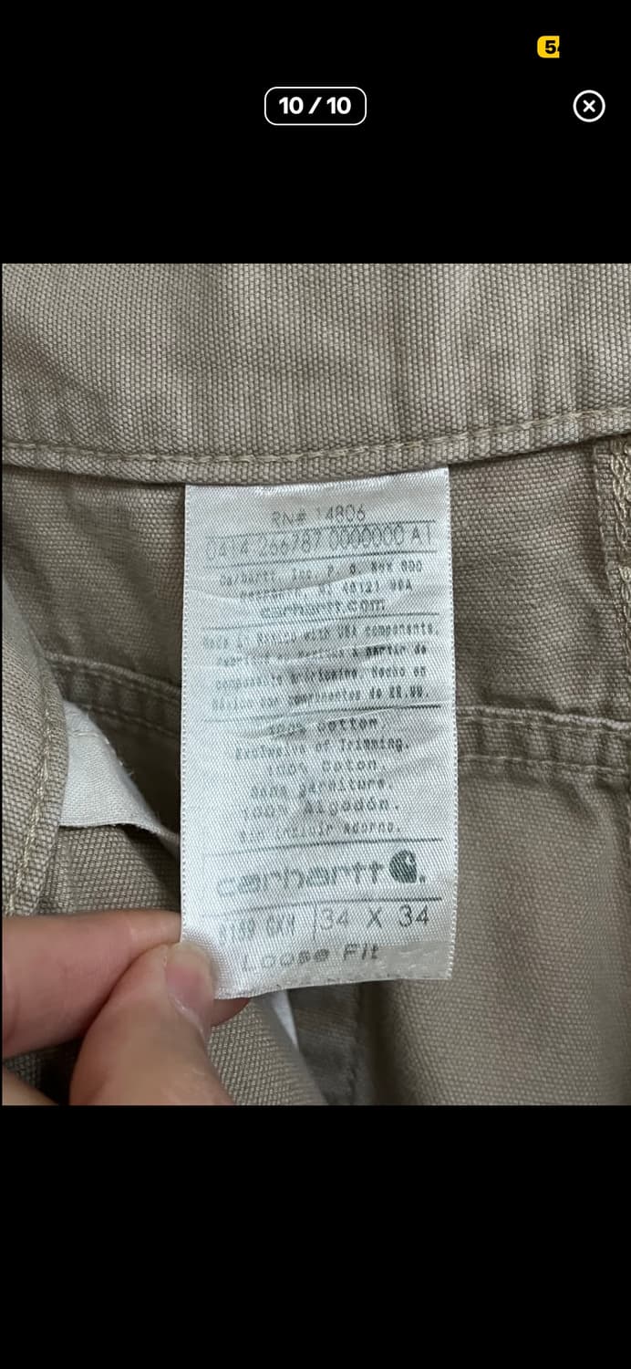 CARHARTT CARPENTER PANTS 상품이미지10