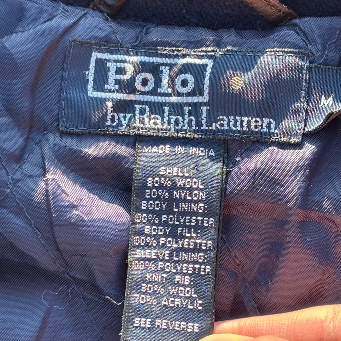 폴로 랄프로렌 울 스윙탑 해링턴 자켓 m 상품이미지4