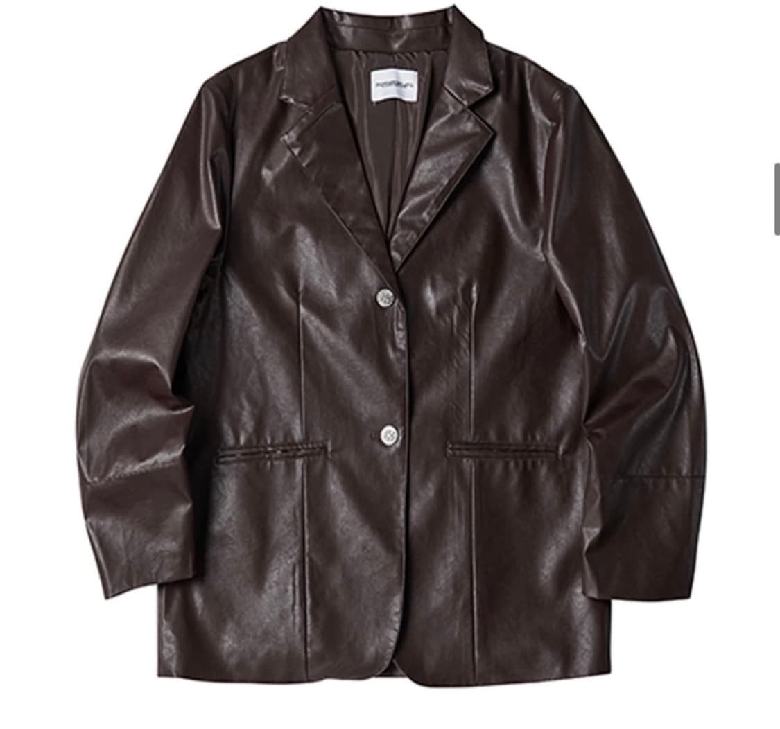 프렌다 에코 레더 자켓 상품이미지2