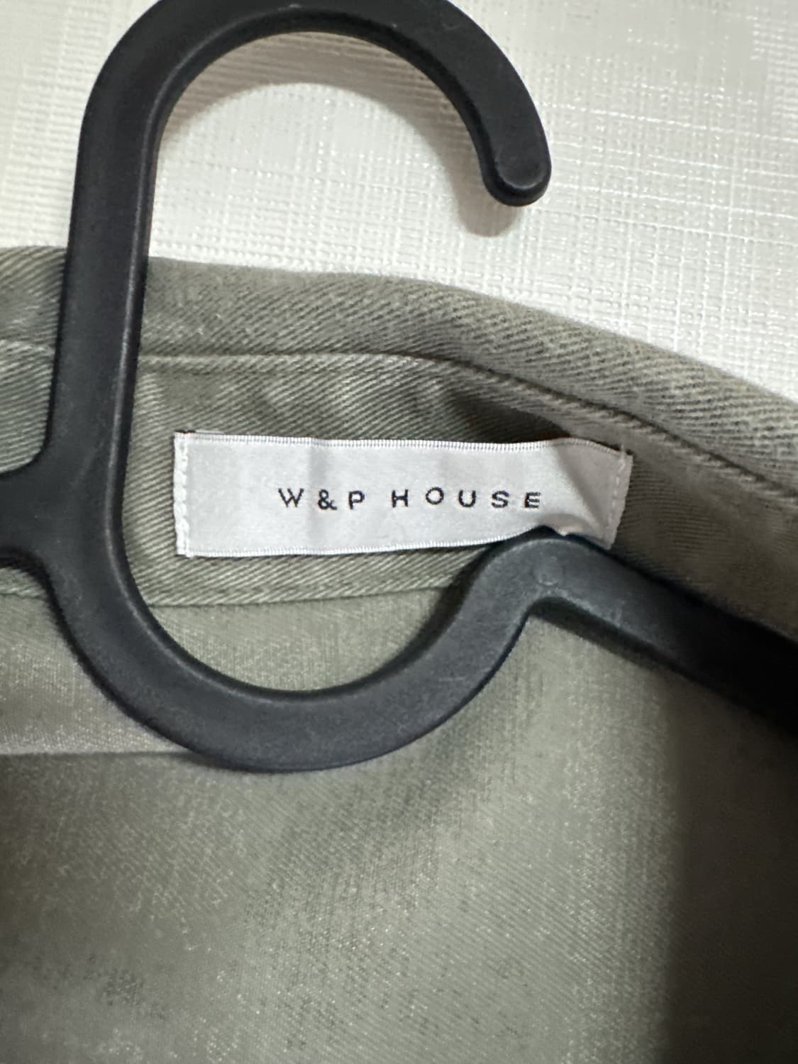 W&P HOUSE 카키 워싱 반팔 남방 셔츠 (오버핏) 상품이미지2