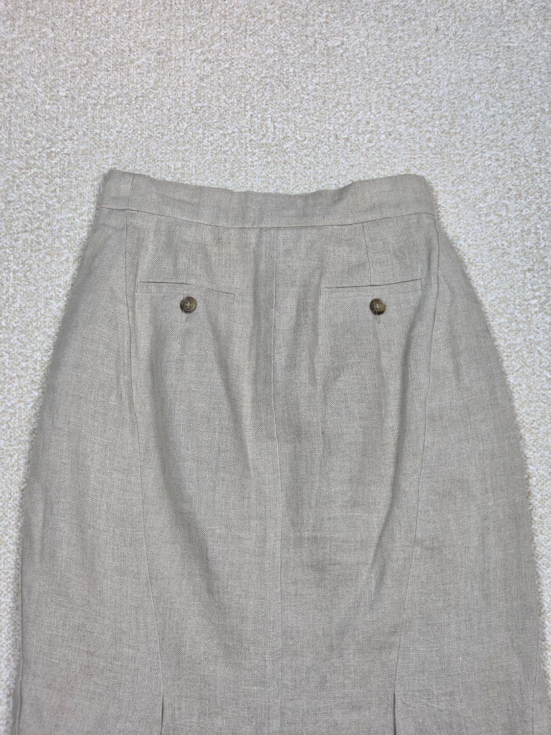 [막스마라] 100% 라미 테일러드 미디 스커트 | S00153 상품이미지5