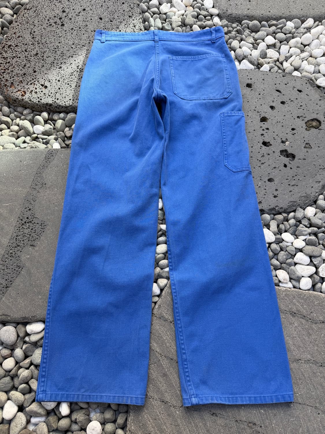 1990s NATURAL DISTRESSED WASHED 프렌치워크팬츠 상품이미지2