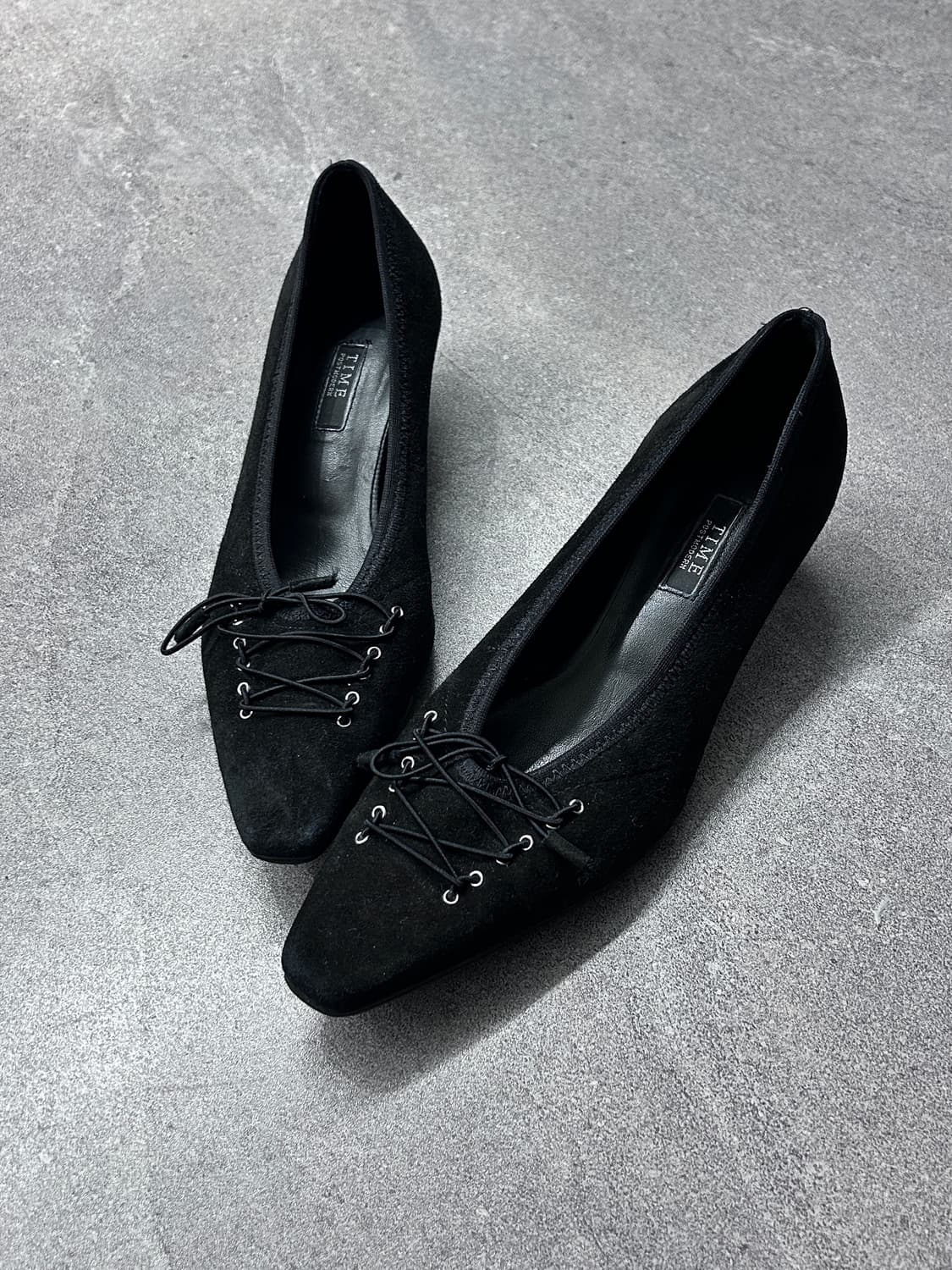 타임 레이스업 발레 슈즈 상품이미지1