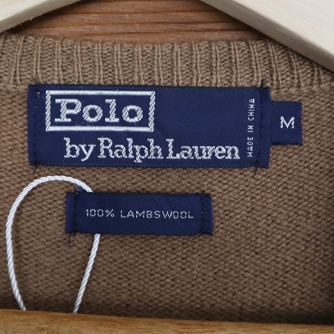 폴로 브이넥 램스울 니트   상품이미지5