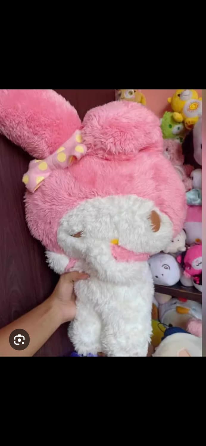 고전 마이멜로디 로즈보아 봉제인형 쿠션 산리오 방꾸 갸루 핀터레스트 상품이미지1