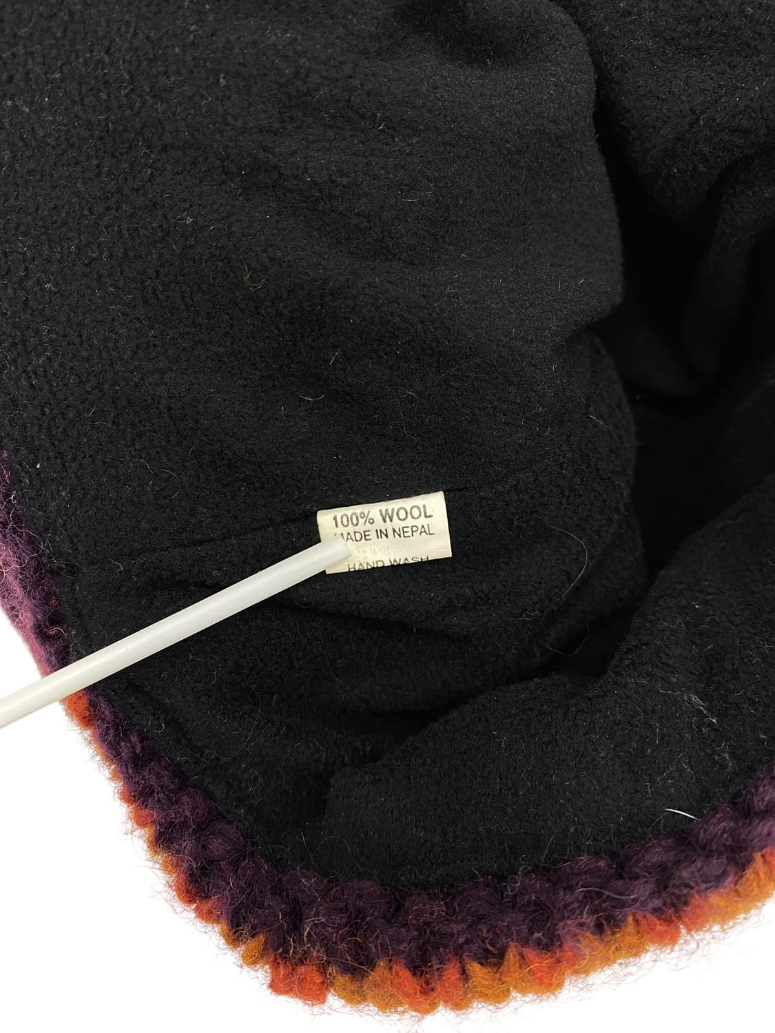 네팔 핸드니트 울 햇  상품이미지5