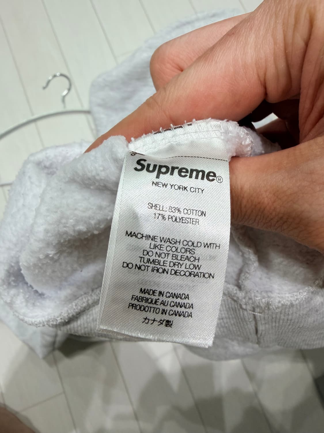 24 SS 슈프림 스몰 박스 후디드 스웻셔츠 XL 팝니다. 상품이미지8