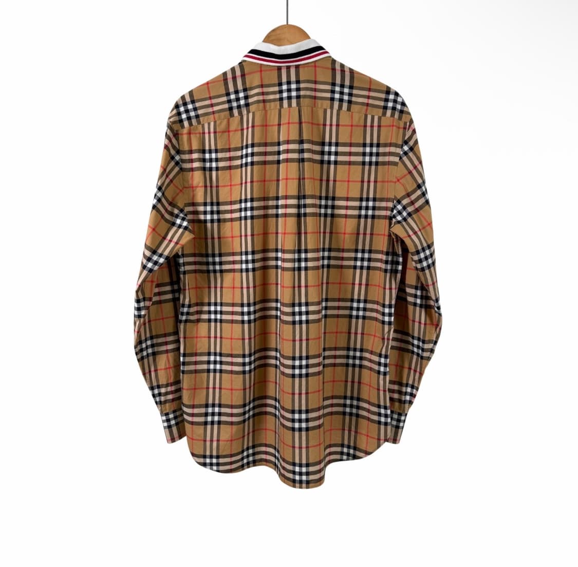 [XL] 버버리 남성 에드워드 클래식 체크 더블 카라 셔츠 8004962 상품이미지2