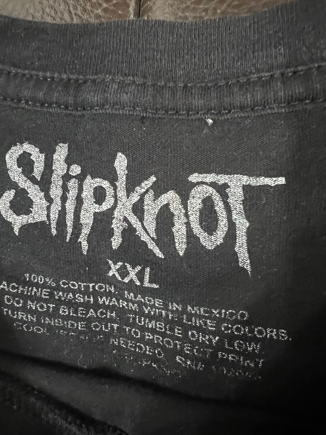 Usa 슬립낫 Slipknot 블랙 반팔 티셔츠 상품이미지2