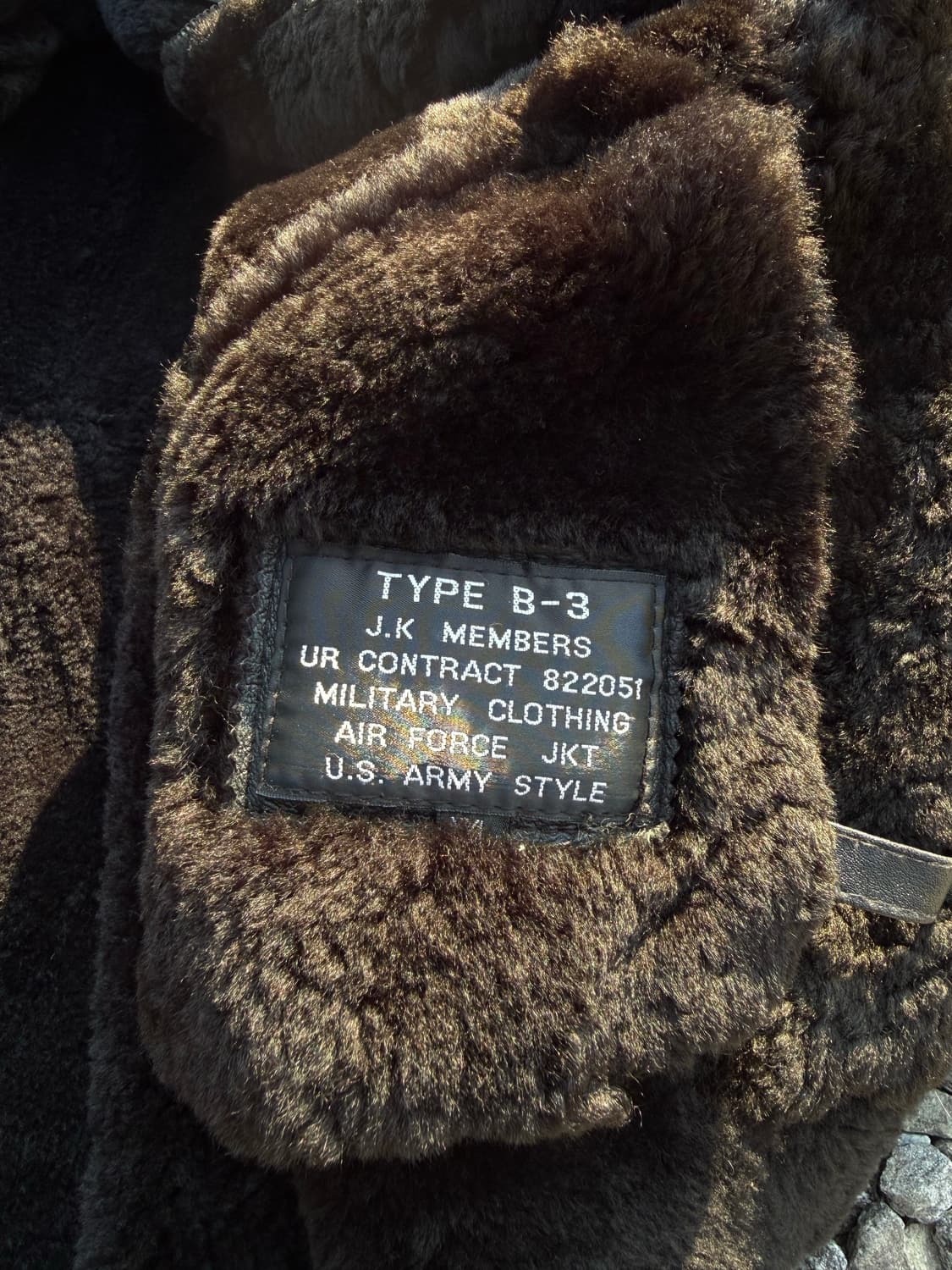 B-3 램스킨 무스탕 상품이미지4