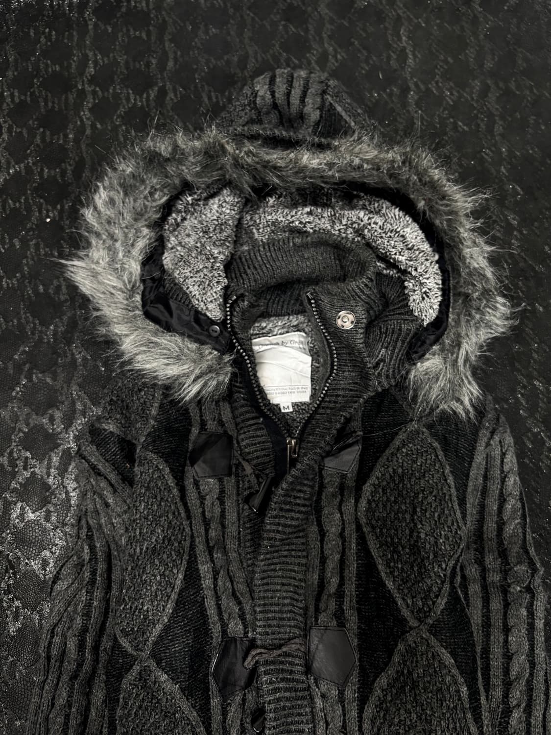 “Growth by Grail” Y2K Mood Fur Knit Zip  상품이미지6