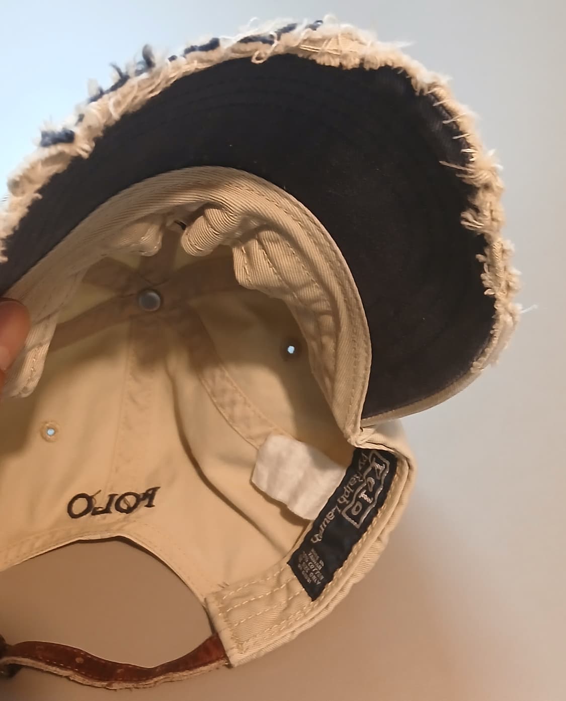 폴로 랄프 로렌 베이지 볼캡 상품이미지3