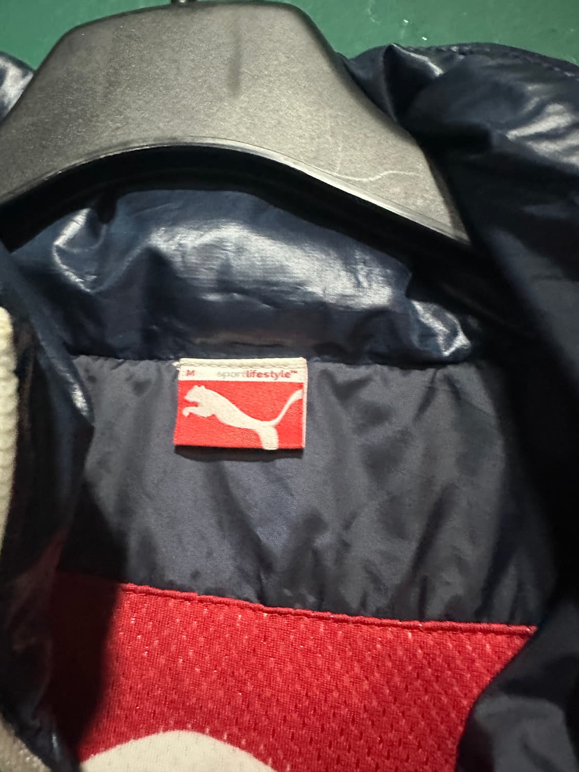 퓨마 경량패딩 네이비 M 상품이미지3