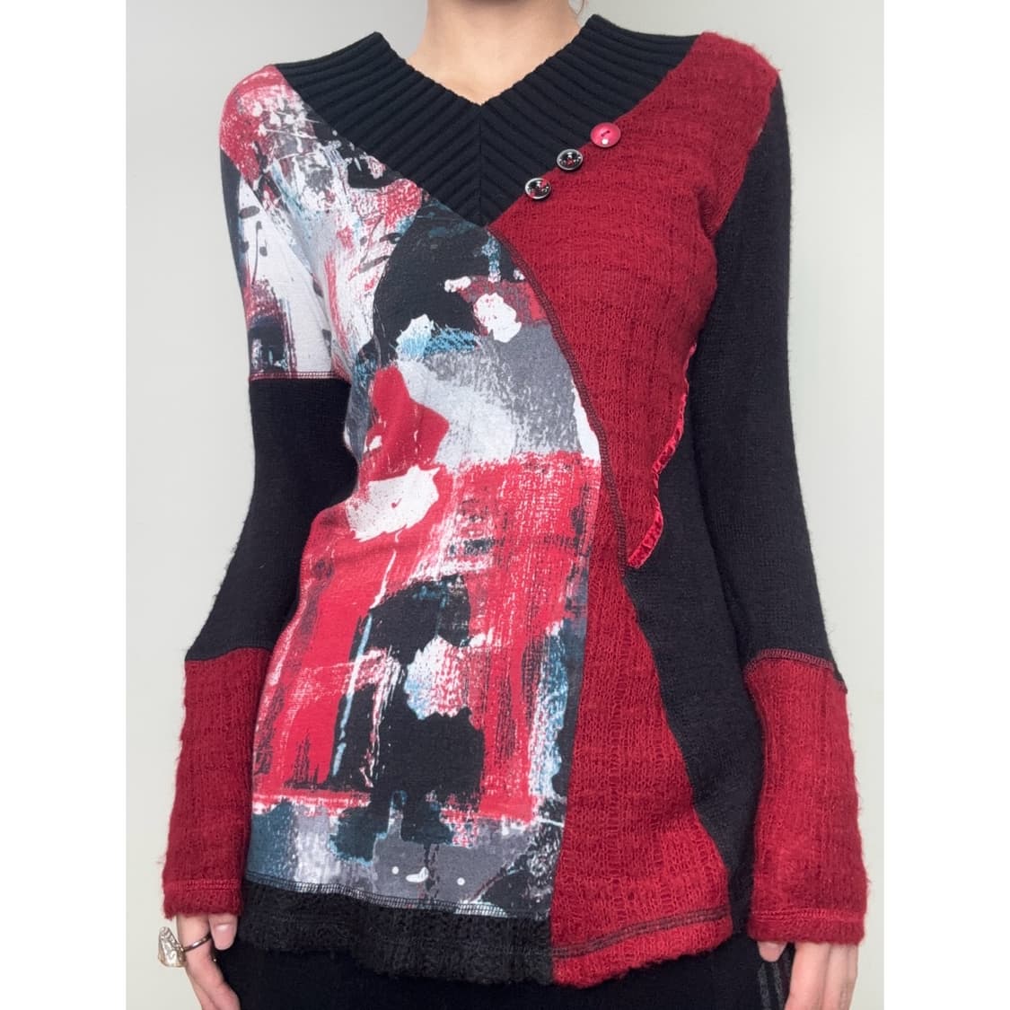 빈티지 오리엔탈 롱슬리브 니트 상품이미지1